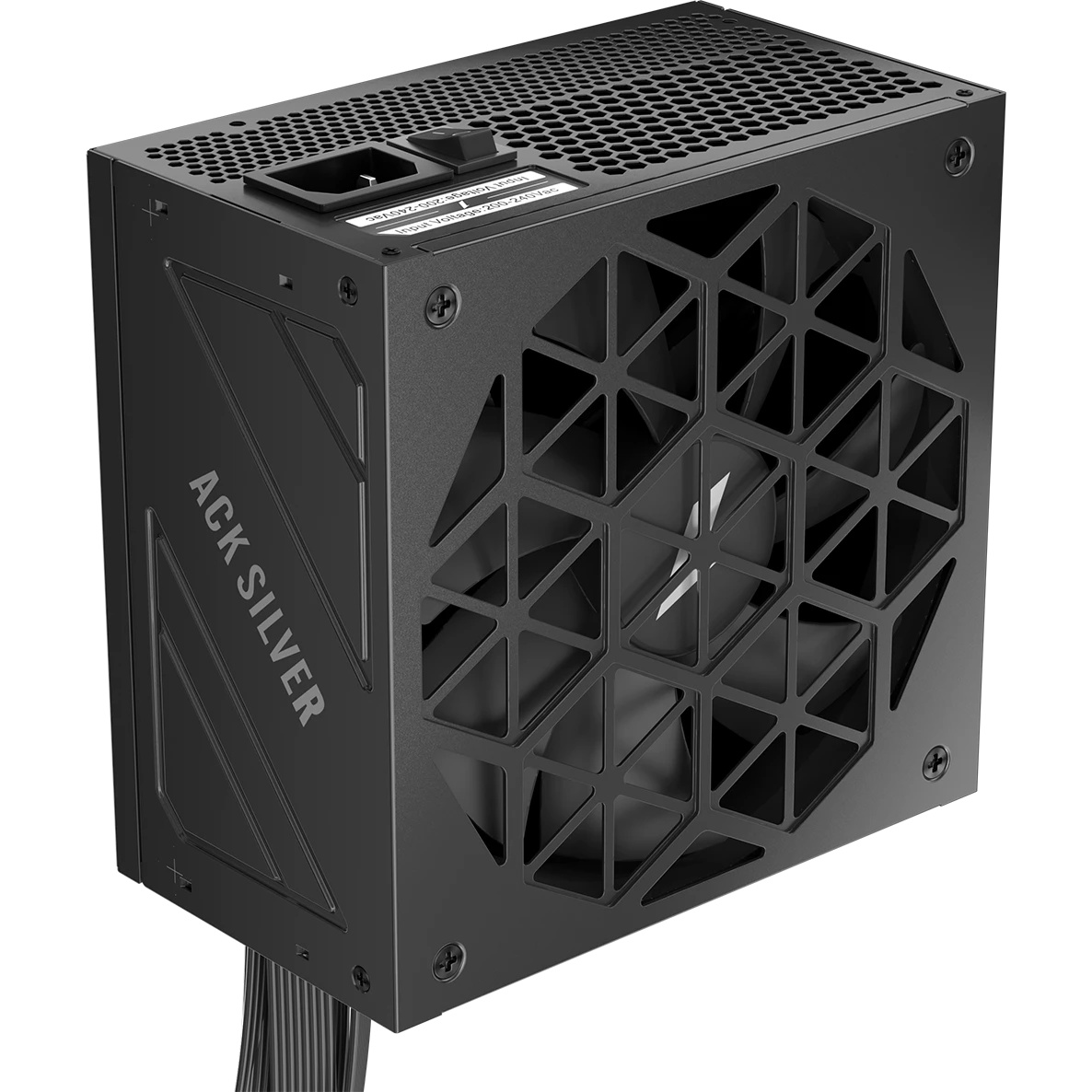 Блок питания 1STPLAYER ACK SILVER HA-750BA7-BK, 80 PLUS Silver, 140мм, черный