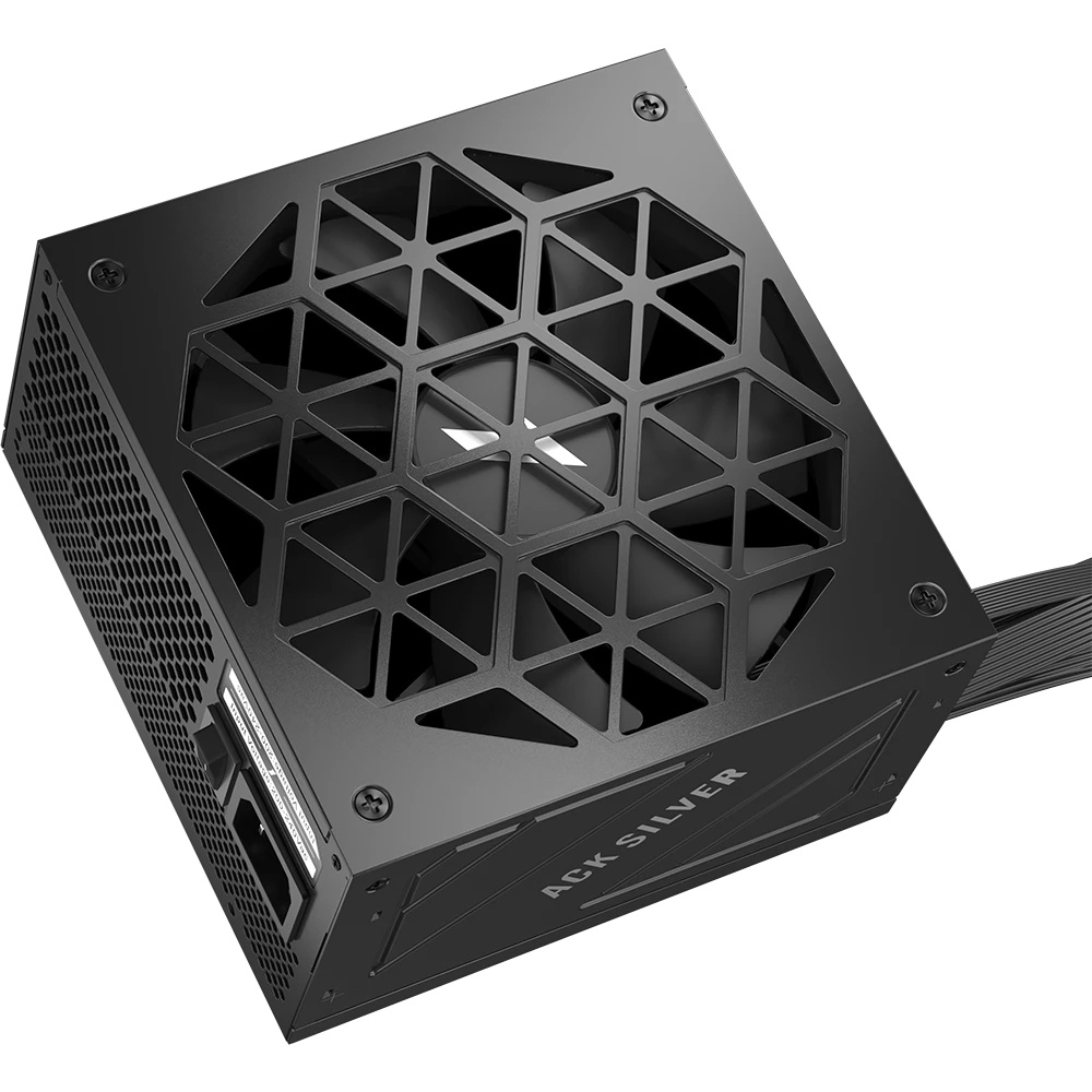Блок питания 1STPLAYER ACK SILVER HA-750BA7-BK, 80 PLUS Silver, 140мм, черный