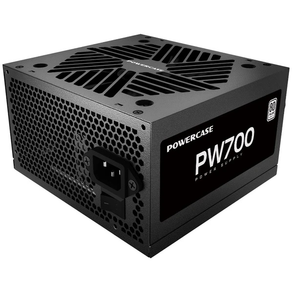 Блок питания Powercase PW700 (80 Plus, ATX 2.31, 700W, APFC, DC-DC, 120mm Fan) / PS-700W-DC