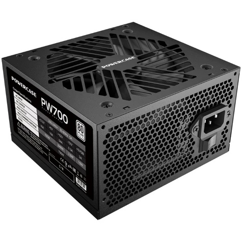 Блок питания Powercase PW700 (80 Plus, ATX 2.31, 700W, APFC, DC-DC, 120mm Fan) / PS-700W-DC
