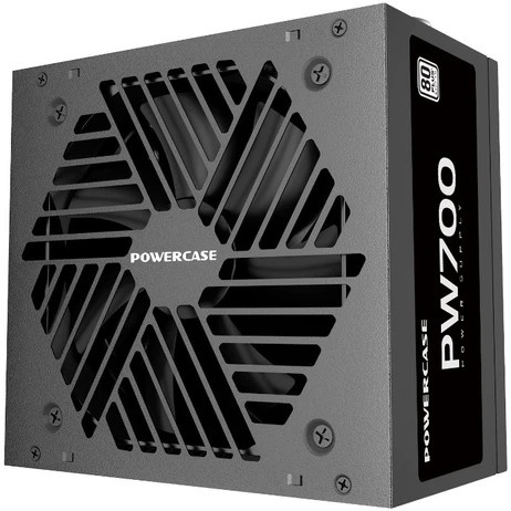 Блок питания Powercase PW700 (80 Plus, ATX 2.31, 700W, APFC, DC-DC, 120mm Fan) / PS-700W-DC