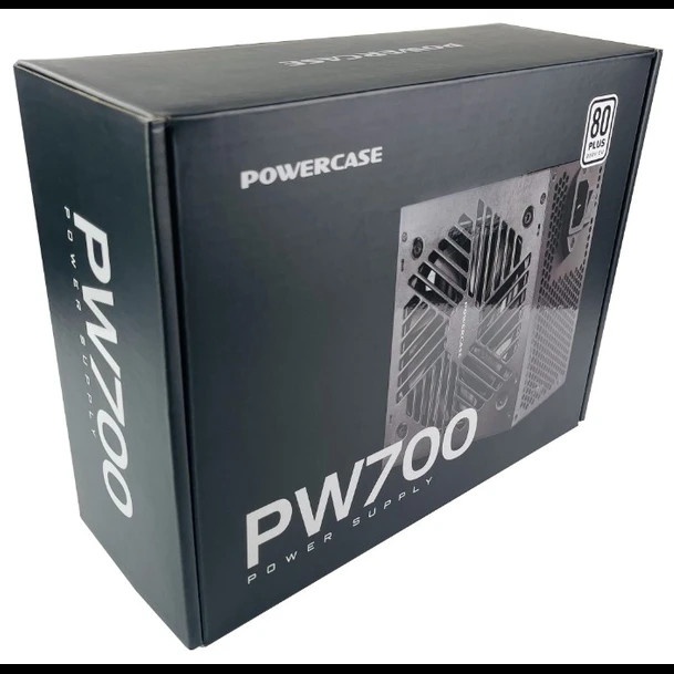 Блок питания Powercase PW700 (80 Plus, ATX 2.31, 700W, APFC, DC-DC, 120mm Fan) / PS-700W-DC