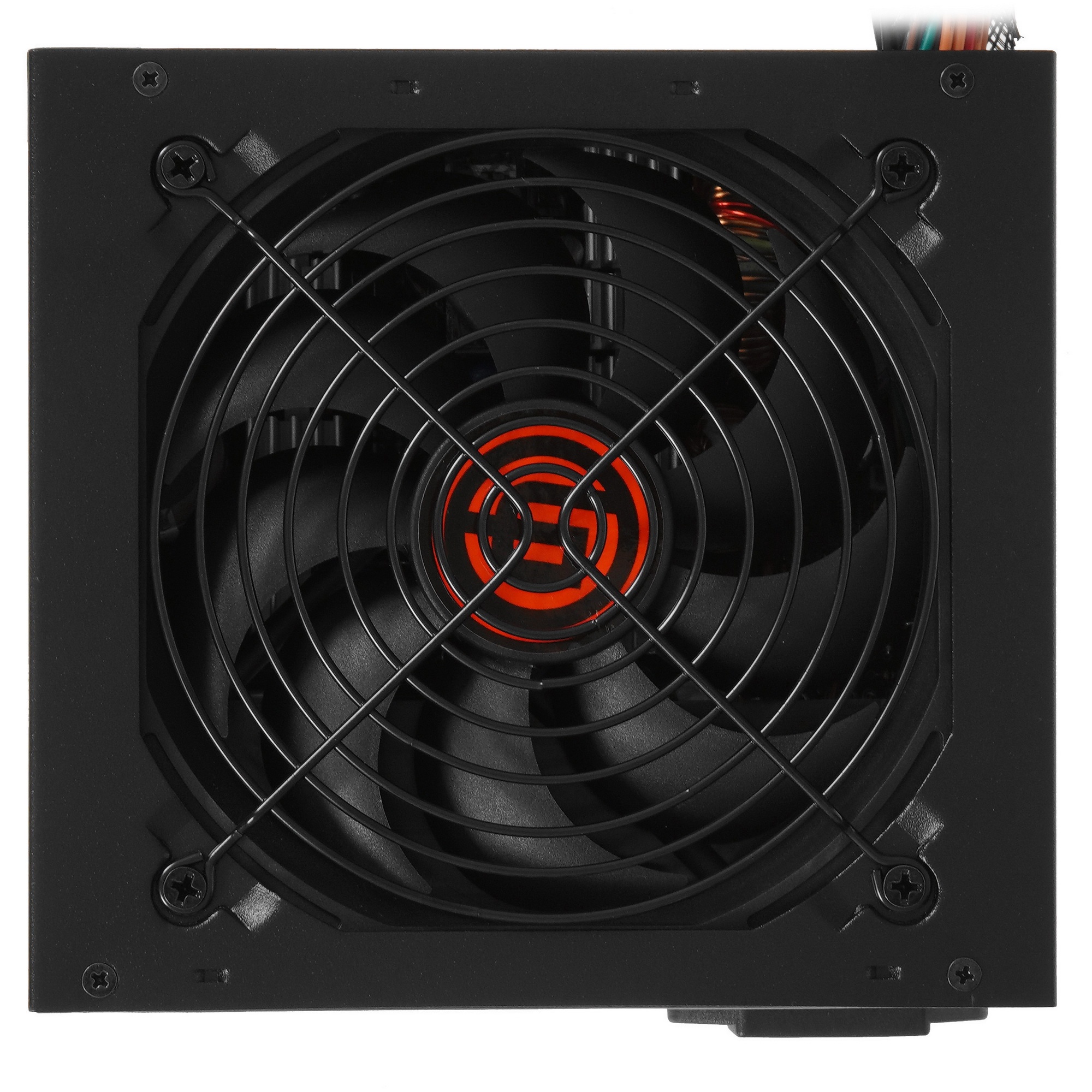 Блок питания Ginzzu CB700 12CM black,24+4p,2 PCI-E(6+2), 6*SATA, 3*IDE,оплетка MB, кабель питания