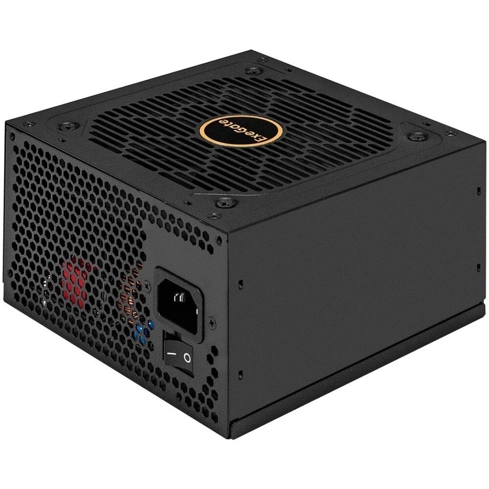 Блок питания 650W ExeGate 80 PLUS® GOLD 650VSP FС (ATX3.0, APFC, КПД 90% (80 PLUS Gold), 120mm fan,