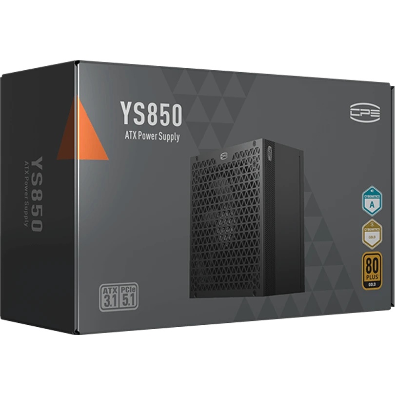 Блок питания  PCCooler P5-YS850-G1F, 850Вт, 80 PLUS Gold, 135мм, модульный, черный
