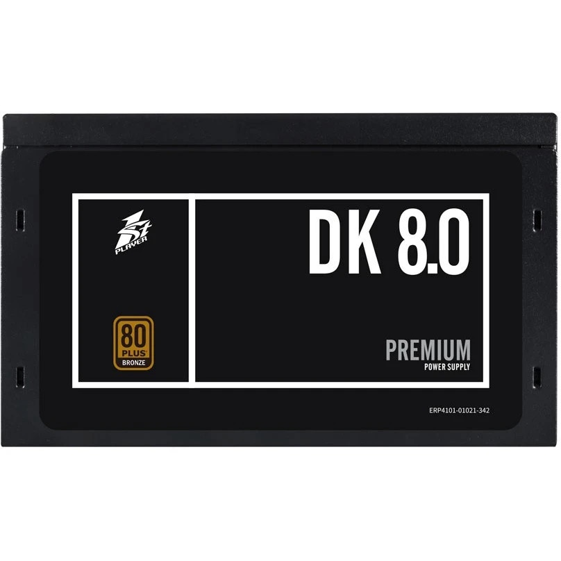 Блок питания 1STPLAYER DK PREMIUM 800W, 800Вт, 80 PLUS Bronze, 120мм, черный