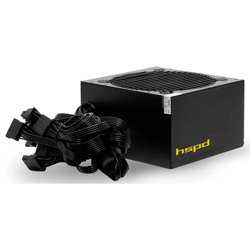 Блок питания HSPD, 700W 80 PLUS  White (ATX, 2.52, Non-modular, 1x24(20+4)pin 500mm, 1xCPU 8(4+4)pin