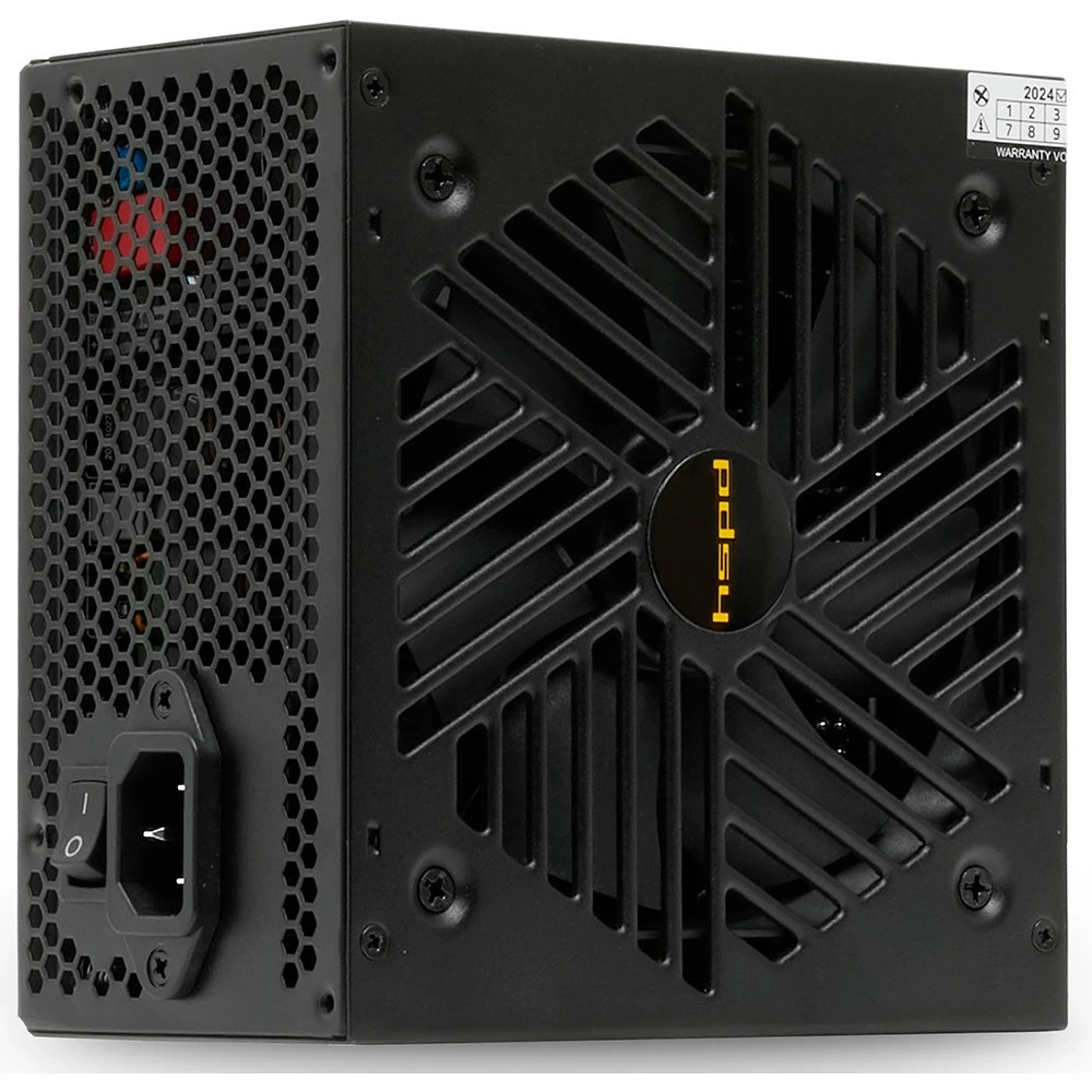 Блок питания HSPD, 750W 80 PLUS  Gold (ATX, 2.52, Full modular, 1x24(20+4)pin mesh 550mm, 1xCPU*2 8(