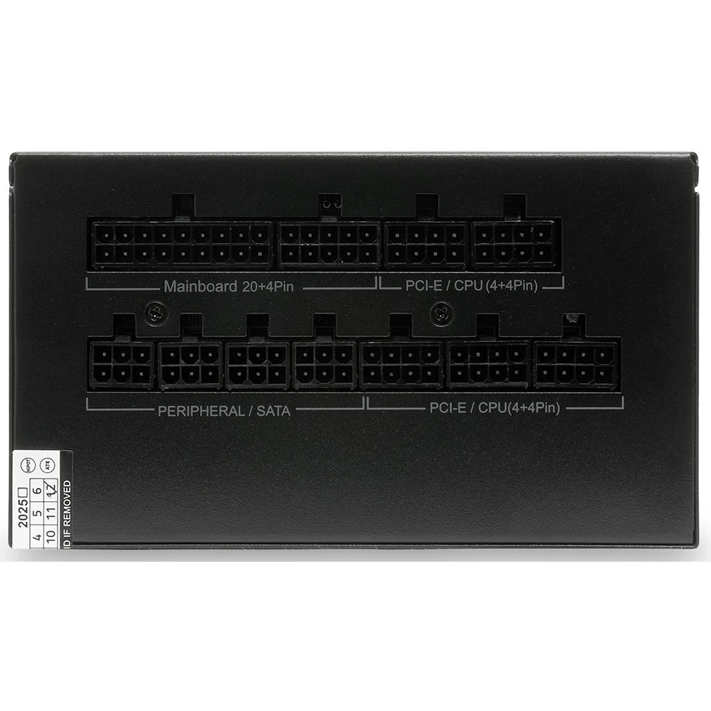 Блок питания HSPD, 750W 80 PLUS  Gold (ATX, 2.52, Full modular, 1x24(20+4)pin mesh 550mm, 1xCPU*2 8(
