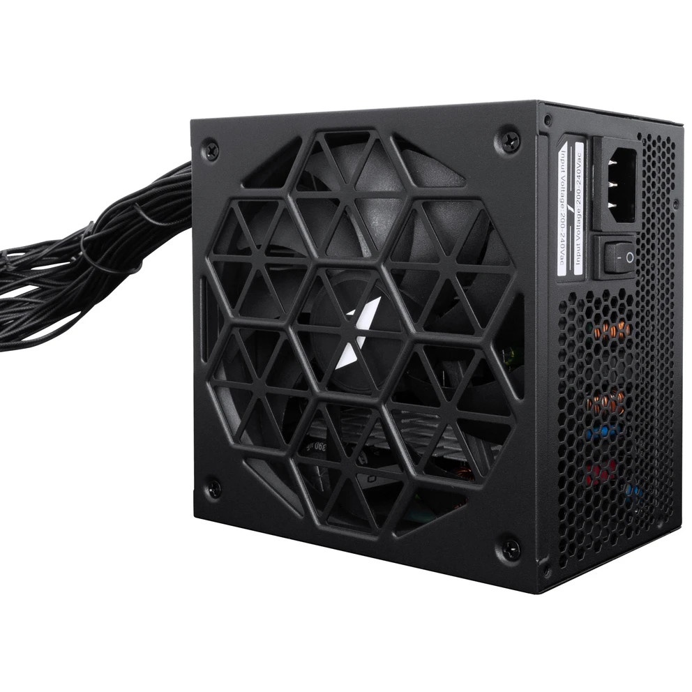Блок питания 1STPLAYER ACK HA-550AC1, 550Вт, 80 PLUS Standard, 140мм, черный