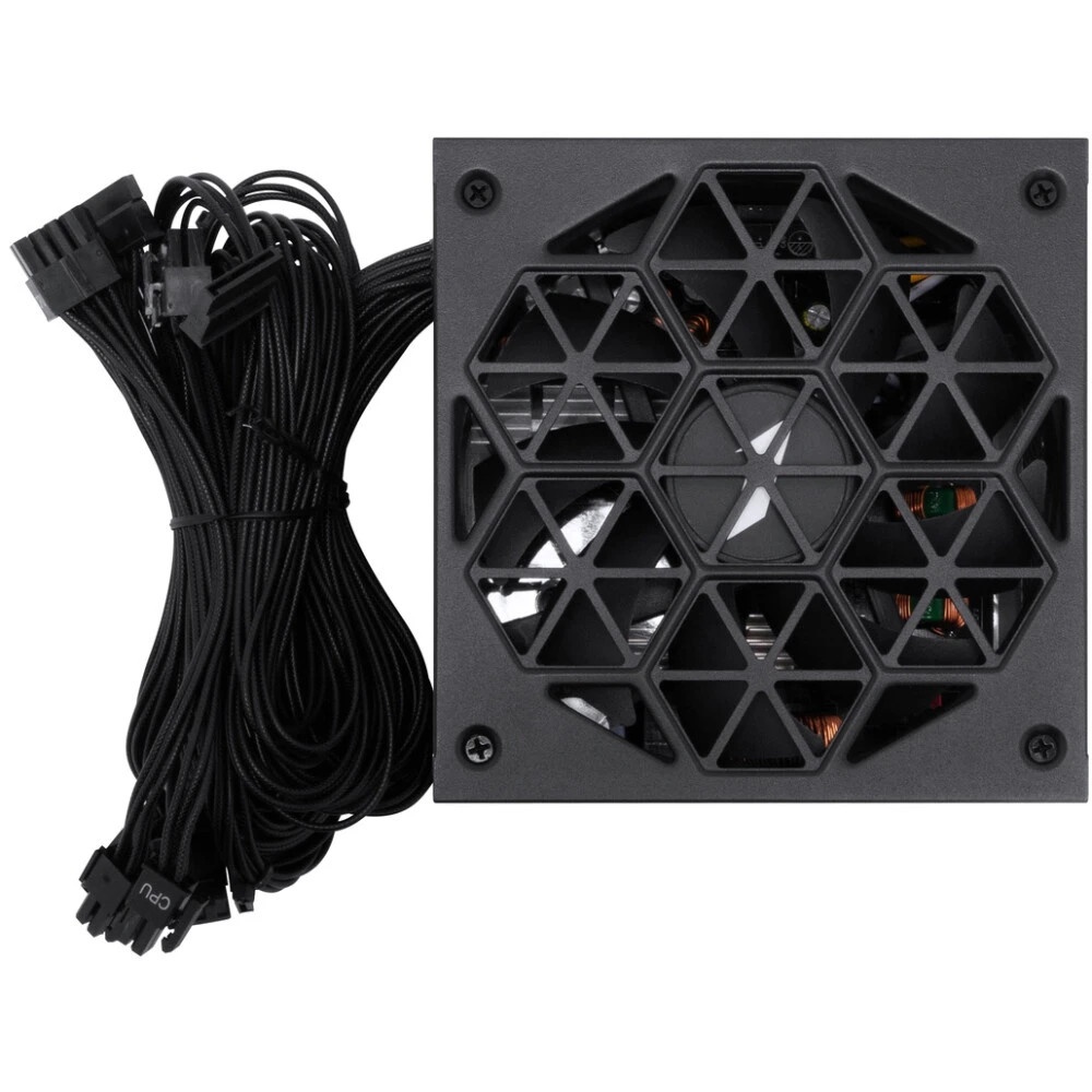Блок питания 1STPLAYER ACK HA-550AC1, 550Вт, 80 PLUS Standard, 140мм, черный