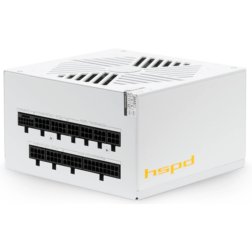 Блок питания HSPD, 850W 80 PLUS  Gold (ATX, 3.1, PCIe 5.1, Full modular, 1x24(20+4)pin mesh 550mm, 2