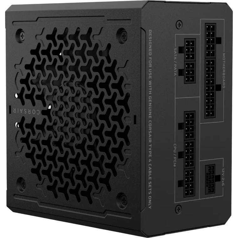Блок питания Power Supply Corsair RM750e, 750W 80+ Gold (ATX, 3.1, PCIe 5.1, Full modular, 1x24(20+4