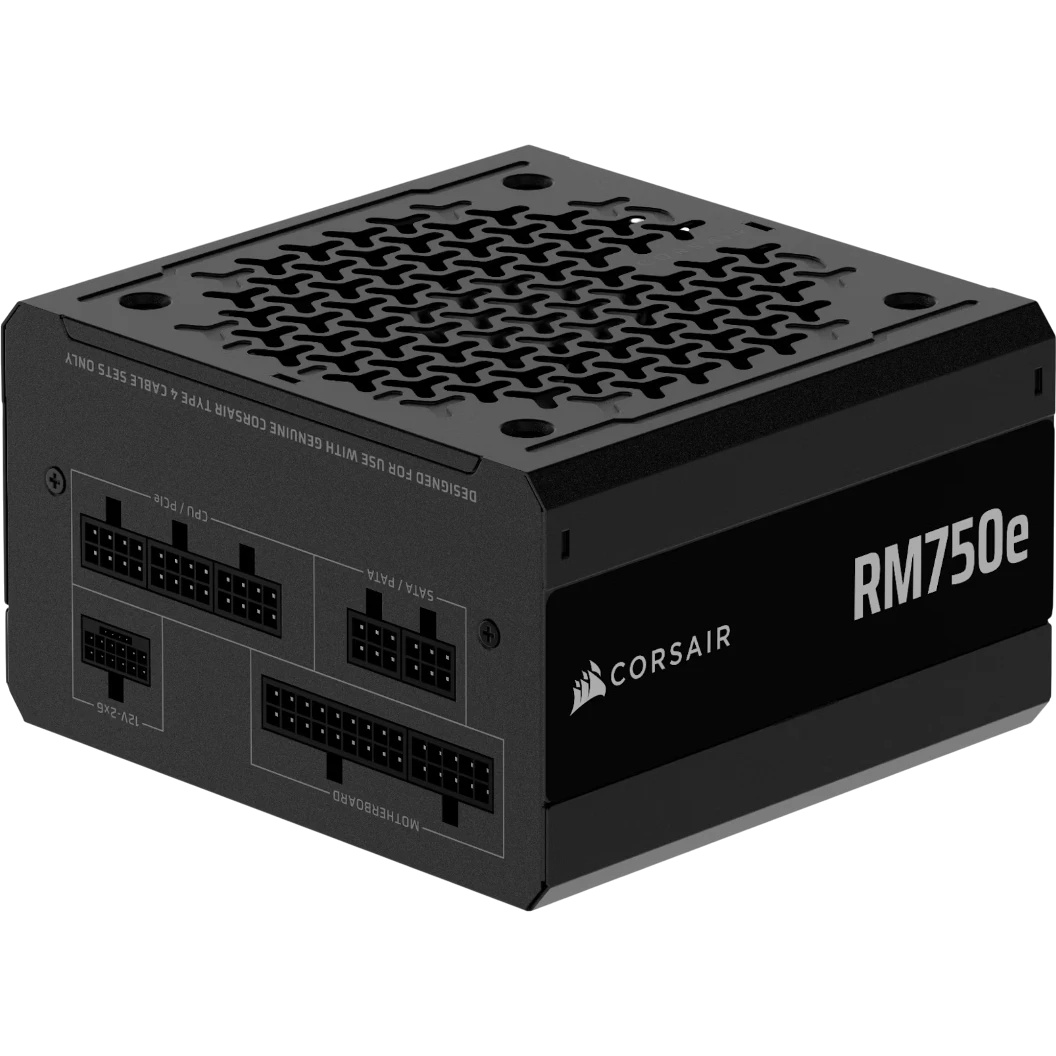 Блок питания Power Supply Corsair RM750e, 750W 80+ Gold (ATX, 3.1, PCIe 5.1, Full modular, 1x24(20+4