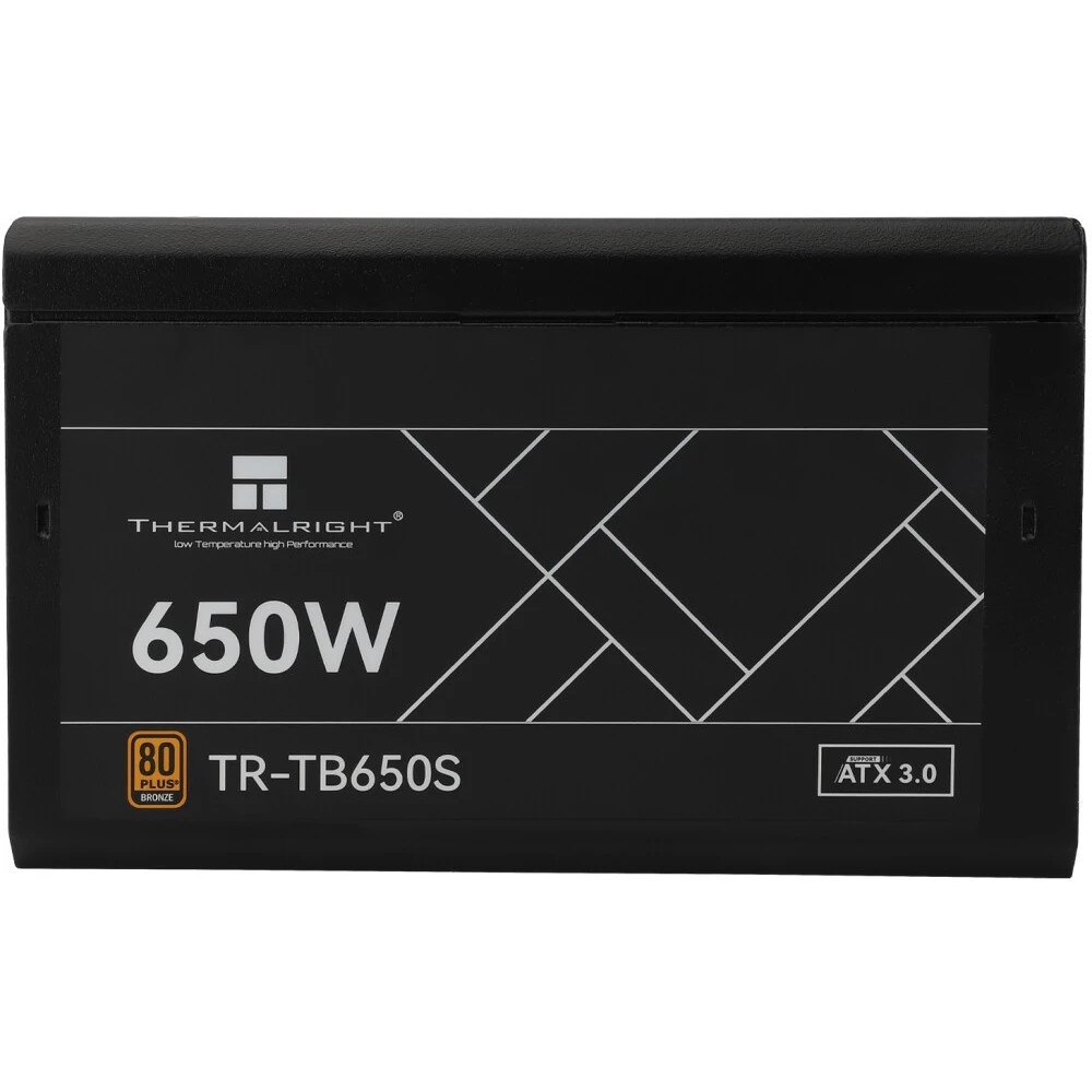 Блок питания Thermalright TR-TB650S 650W 80 PLUS Bronze, (ATX, 3, Non-modular, 1x24(20+4)pin 550mm,