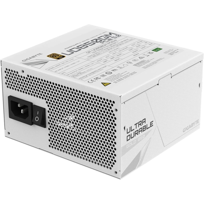 Блок питания Gigabyte ATX 850W GP-UD850GM 80+ gold (20+4pin) APFC 120mm fan 8xSATA Cab Manag RTL