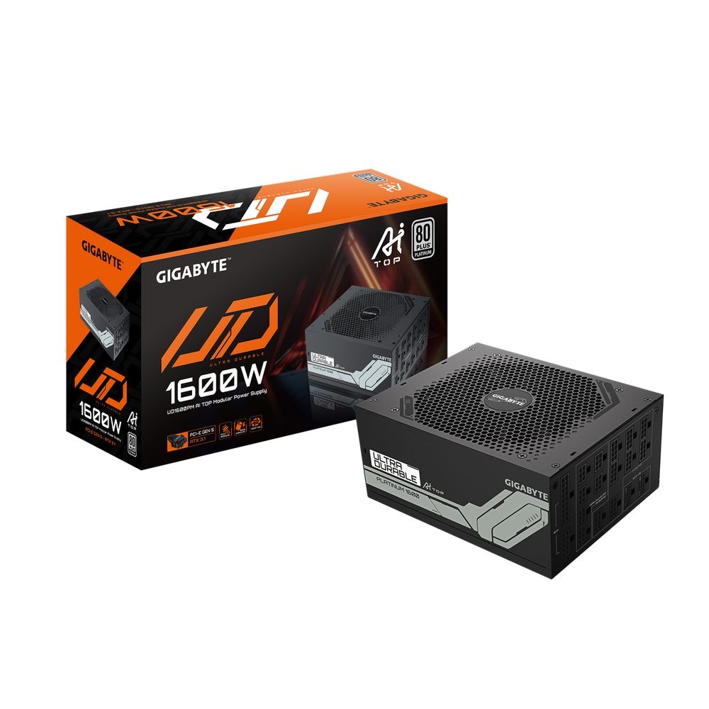 Блок питания Gigabyte ATX 1600W GP-UD1600PM PG5 Gen.5 80+ platinum (20+4pin) APFC 120mm fan 12xSATA