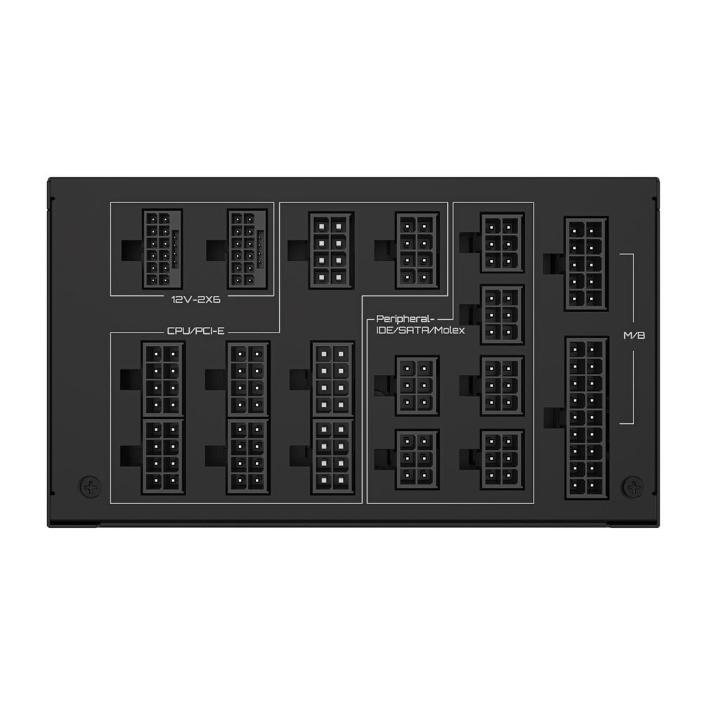 Блок питания Gigabyte ATX 1600W GP-UD1600PM PG5 Gen.5 80+ platinum (20+4pin) APFC 120mm fan 12xSATA