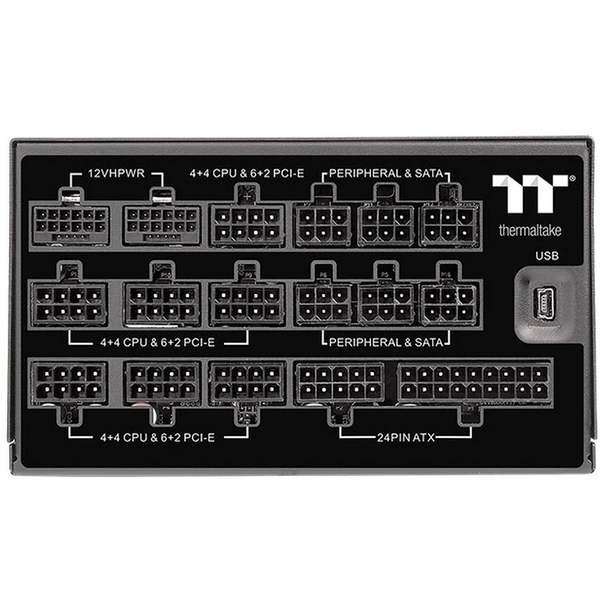 Блок питания Thermaltake Toughpower i/1650W/Fully Modular/Riing Duo/Full Range/Digital/80 Plus Titan