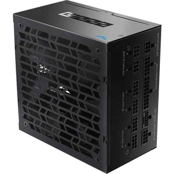 Блок питания SAMA G1000 Black (HAT-1000yzB1G), 1000W 80+ Gold (ATX, 3.1, PCIe 5.0, Full modular, 1x2