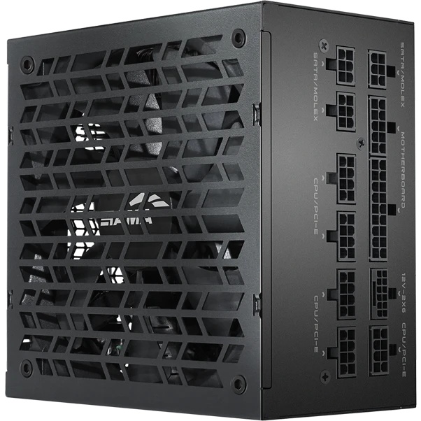 Блок питания SAMA G1000 Black (HAT-1000yzB1G), 1000W 80+ Gold (ATX, 3.1, PCIe 5.0, Full modular, 1x2