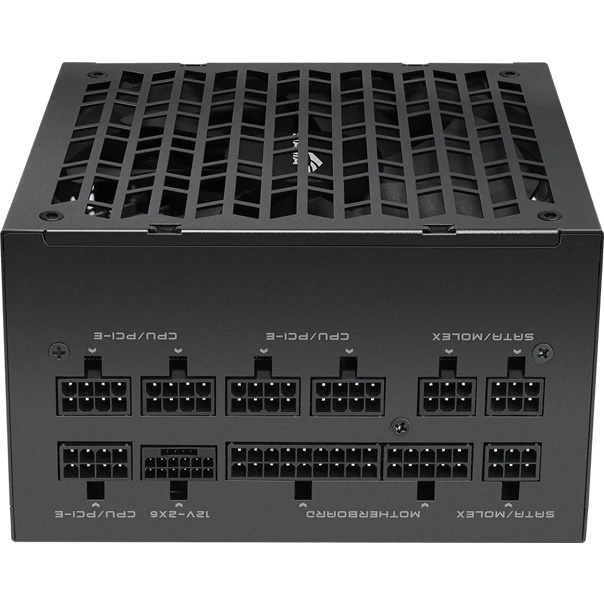 Блок питания SAMA G1000 Black (HAT-1000yzB1G), 1000W 80+ Gold (ATX, 3.1, PCIe 5.0, Full modular, 1x2