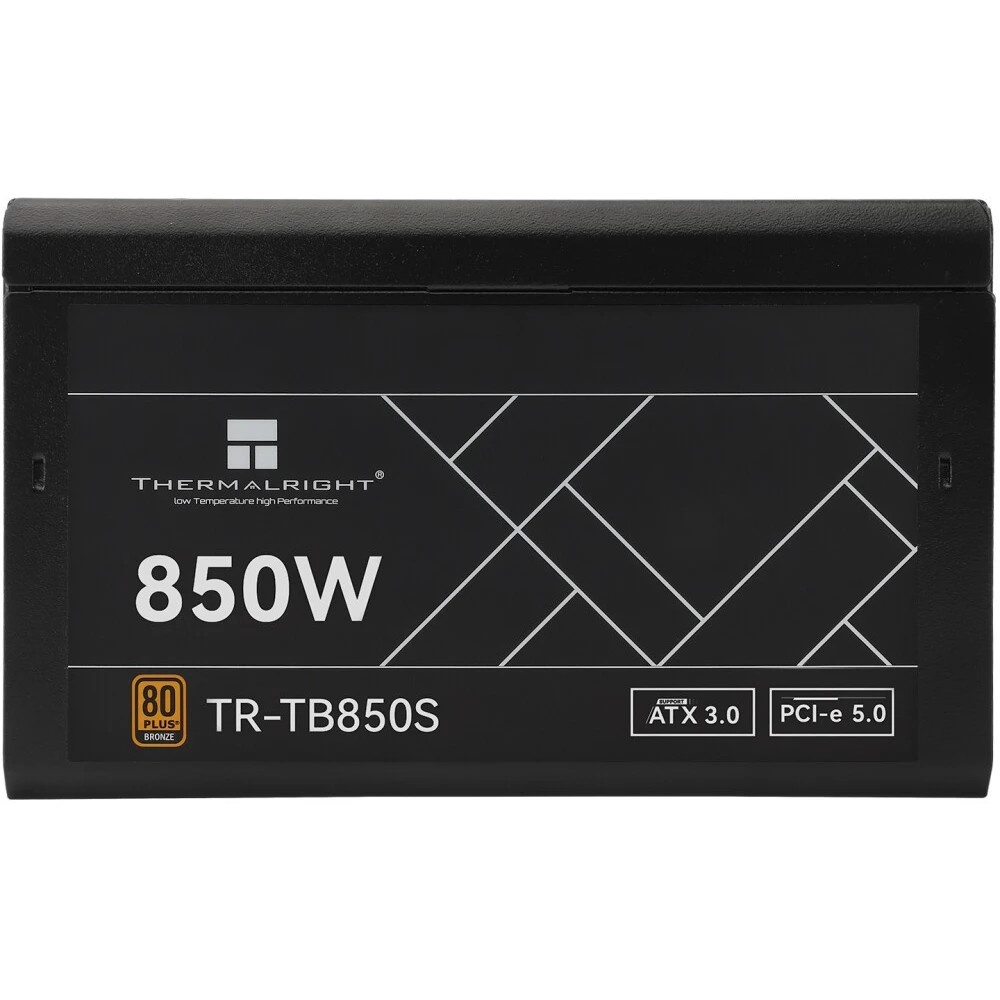 Блок питания Thermalright TR-TB850S 850W 80 PLUS Bronze, (ATX, 3, PCIe 5.0, Non-modular, 1x24(20+4)p