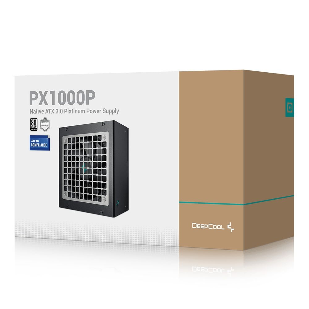 Блок питания Deepcool / GamerStorm PX1000P, 1000Вт, 80 PLUS Platinum, модульный, черный