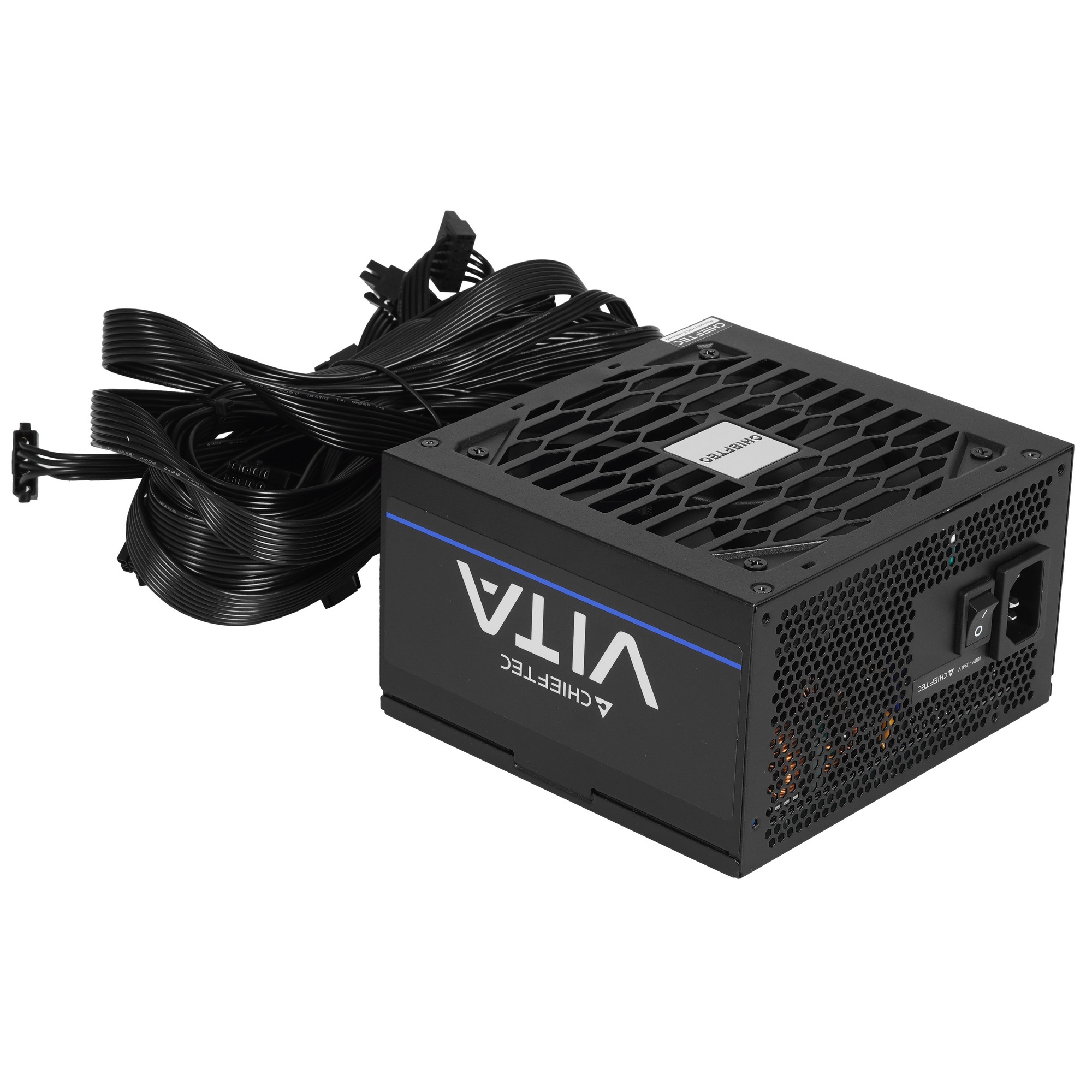 Блок питания Chieftec Vita SM3 BPX-750-C (ATX 3.1, 750W, 80 PLUS BRONZE, Active PFC, 120mm fan, Semi