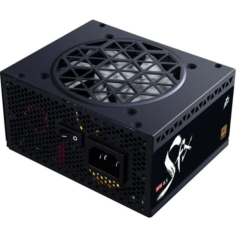 Блок питания 1STPLAYER PS-850SFX, 850Вт, 80 PLUS Platinum, 80мм, модульный, черный
