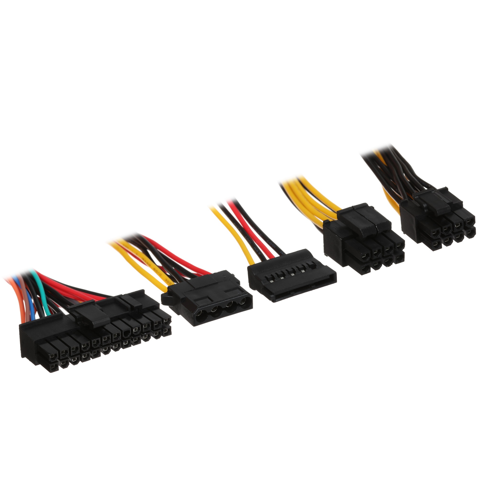 Блок питания Ginzzu CB650 12CM black,24+4p,2 PCI-E(6+2), 4*SATA, 3*IDE,оплетка MB, кабель питания