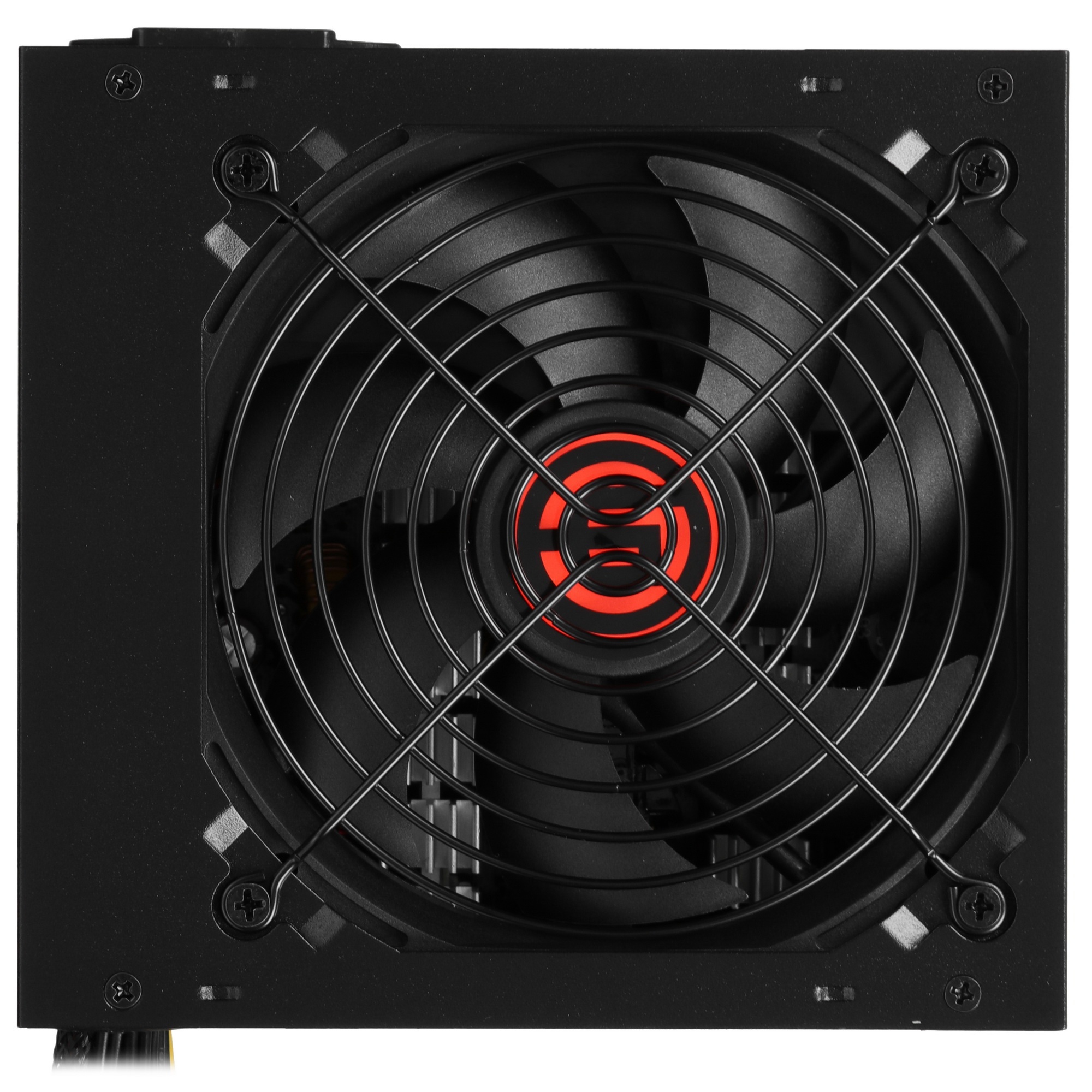 Блок питания Ginzzu CB650 12CM black,24+4p,2 PCI-E(6+2), 4*SATA, 3*IDE,оплетка MB, кабель питания