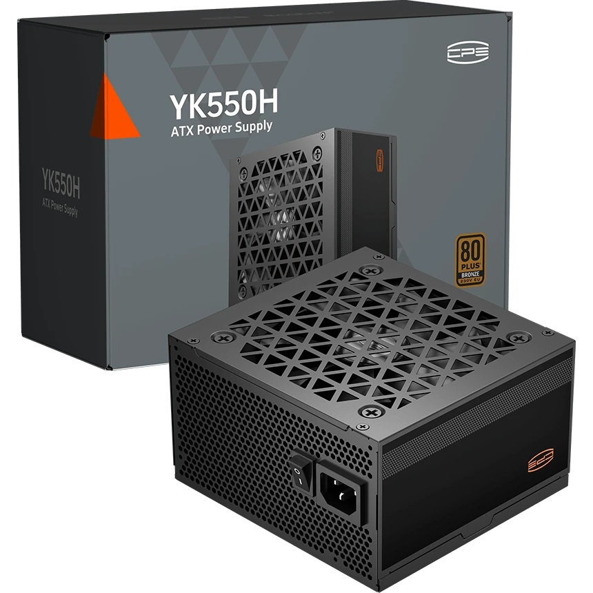 Блок питания ПК Power Supply PCCooler, 550W 80+ Bronze (ATX, ATX 2.52, Non-modular, 1x24(20+4)pin 55