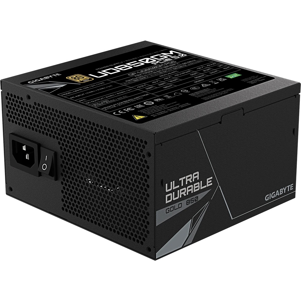 Блок питания Gigabyte UD850GM PG5 GP-UD850GM PG5 850W, 80 PLUS, Gold, Полностью модульный, PCIe Gen