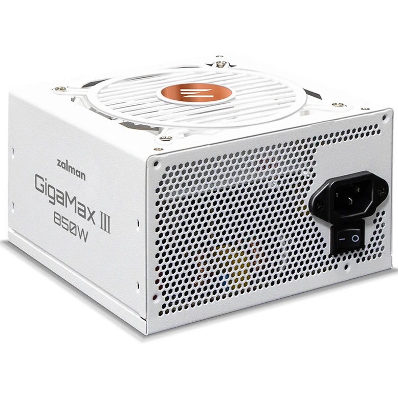 Блок питания Zalman ZM850-GV3 WH, 850W, ATX12V v3.0, Gen 5.0, APFC, 12cm Fan, 80+ Bronze, Retail