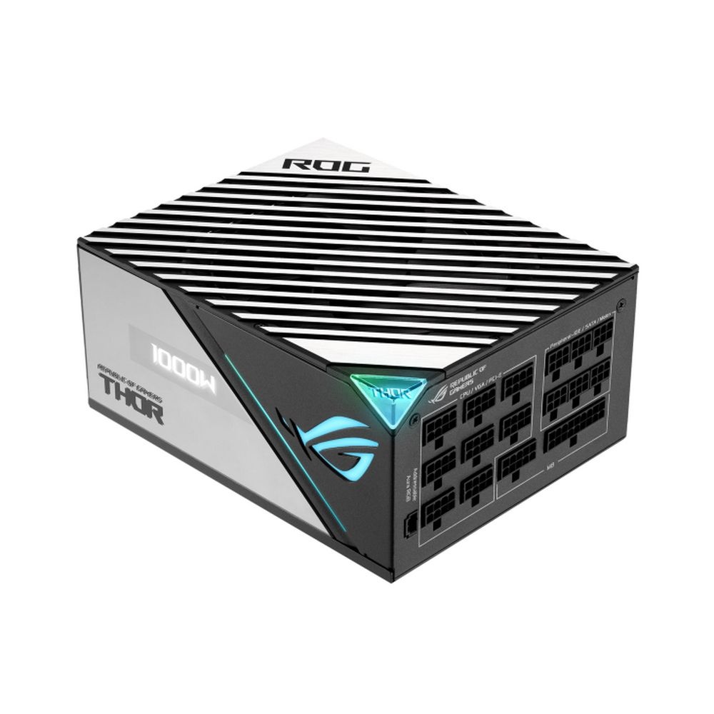 Блок питания ASUS ROG-THOR-1000P2-GAMING (90YE00L4-B0NA00). 1000Вт, 80 PLUS Platinum, 135мм, модульн