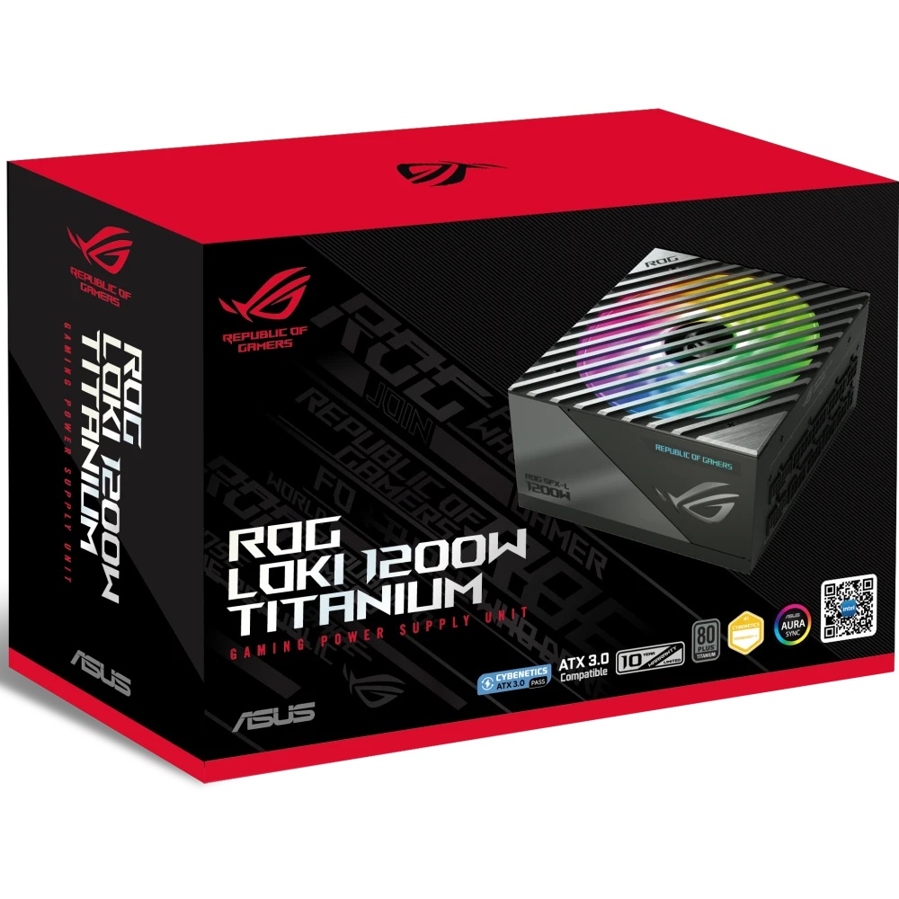 Блок питания ASUS ROG-LOKI-1200T-SFX-L-GAMING /PSU, CE+UK