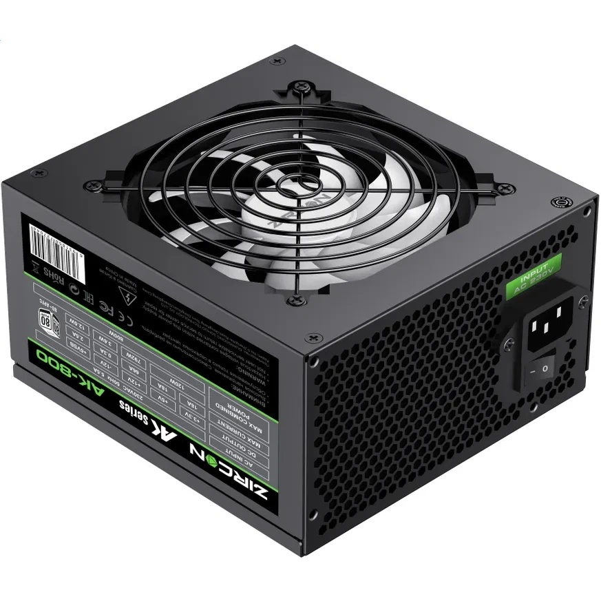 Блок питания ZIRCON AK-800 ATX 800W (80 PLUS APFC)