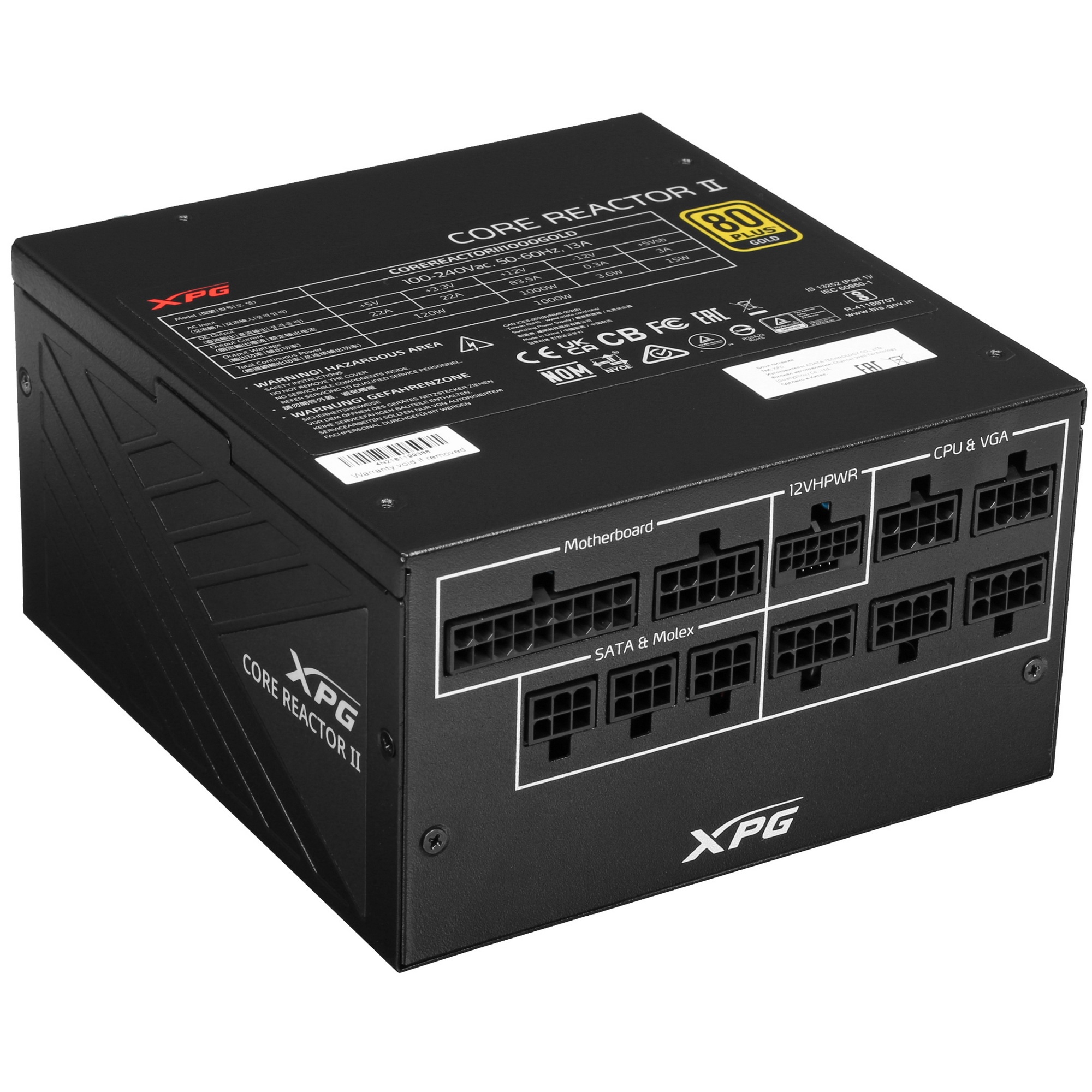 Блок питания ADATA XPG CORE REACTOR II 1000