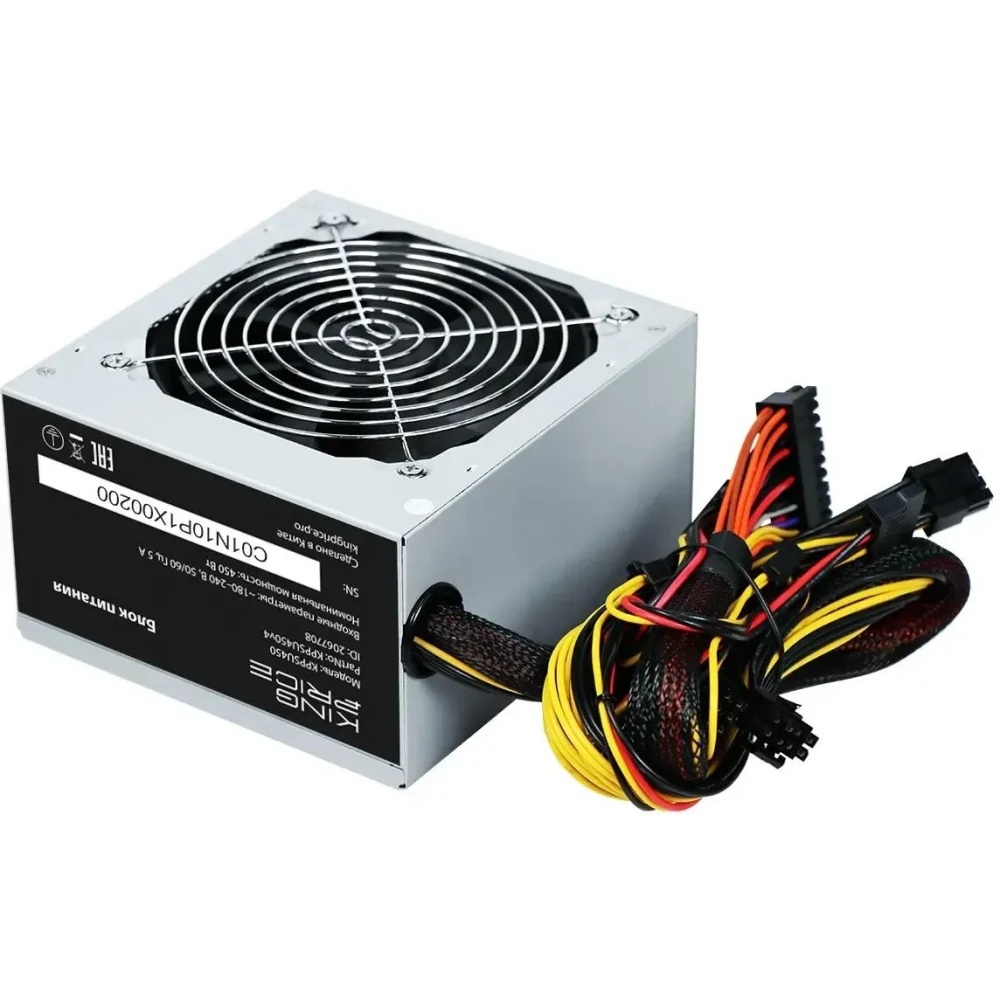 Блок питания KingPrice KPPSU450 ATX 450W (20+4pin) 120mm fan 3xSATA