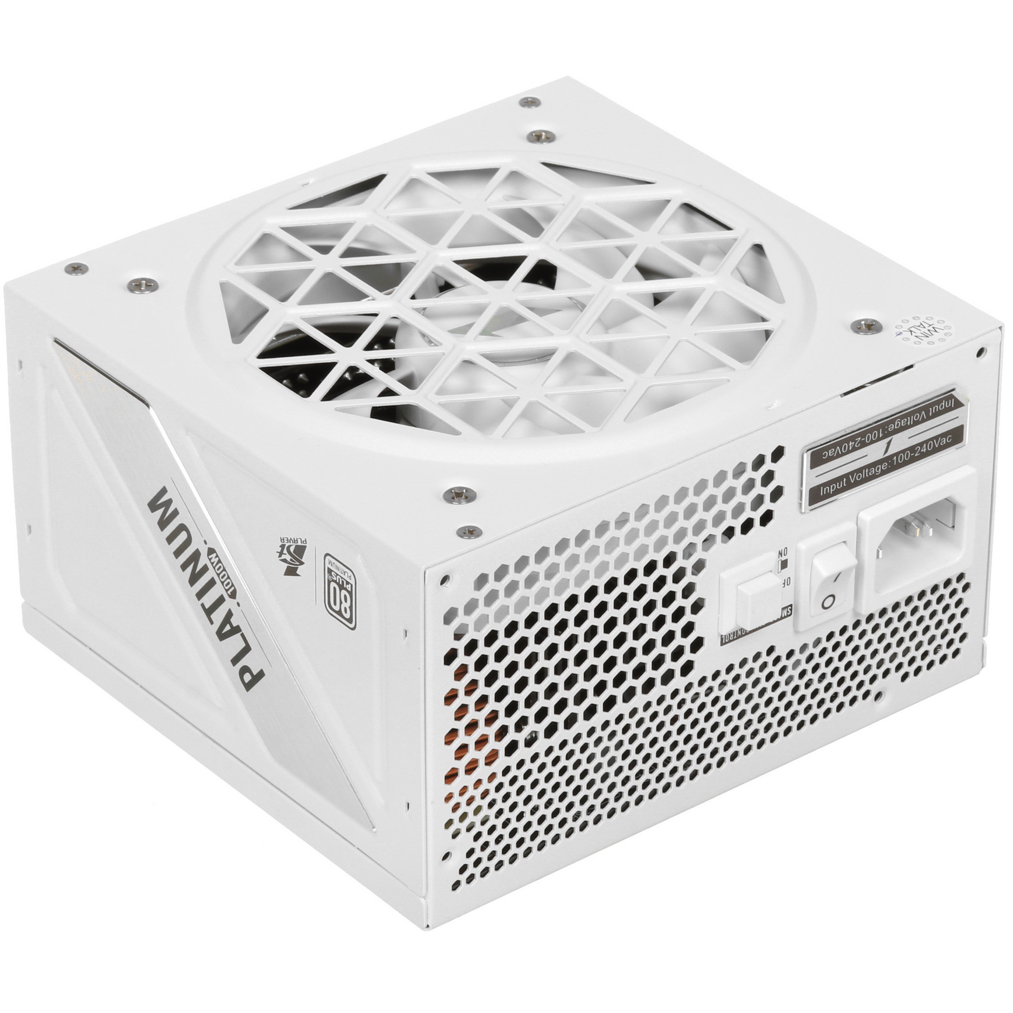 Блок питания 1STPLAYER NGDP Platinum 1300W White, 130Вт, 80 PLUS Platinum, 120мм, модульный, белый