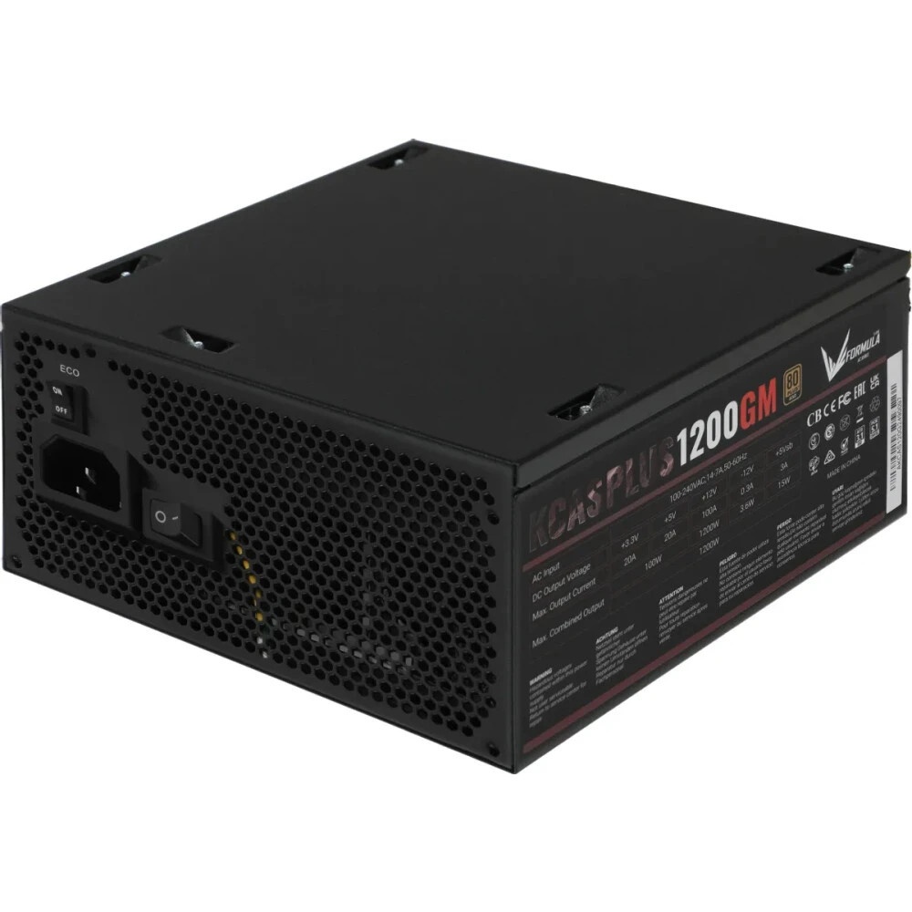Блок питания Aerocool / Formula 1200W Retail KCAS PLUS 1200GM , 80 PLUS Gold, ATX v2.4, модульный, f