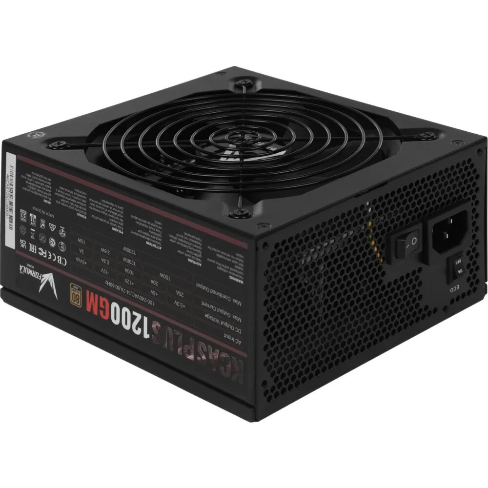 Блок питания Aerocool / Formula 1200W Retail KCAS PLUS 1200GM , 80 PLUS Gold, ATX v2.4, модульный, f