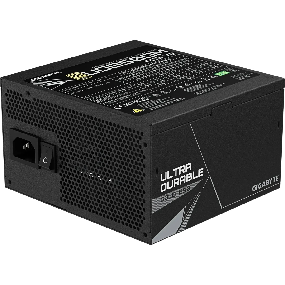 Блок питания Gigabyte UD850GM PG5 V2 GP-UD850GM PG5 850W, 80Plus, Gold, Полностью модульный, PCIe Ge