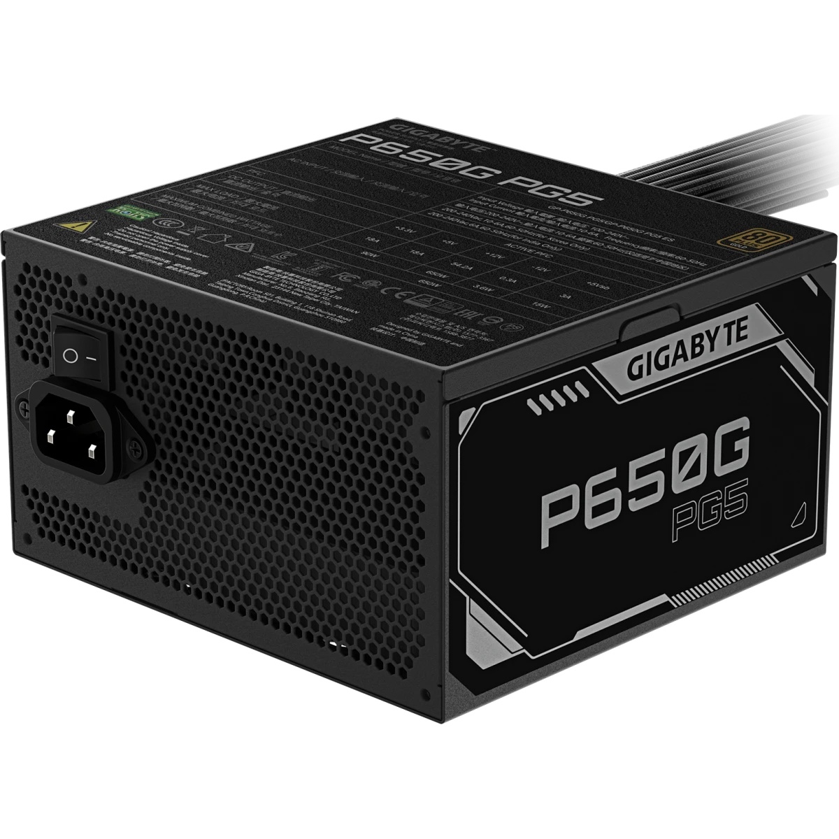 Блок питания GIGABYTE GP-P650G PG5 ATX 650W