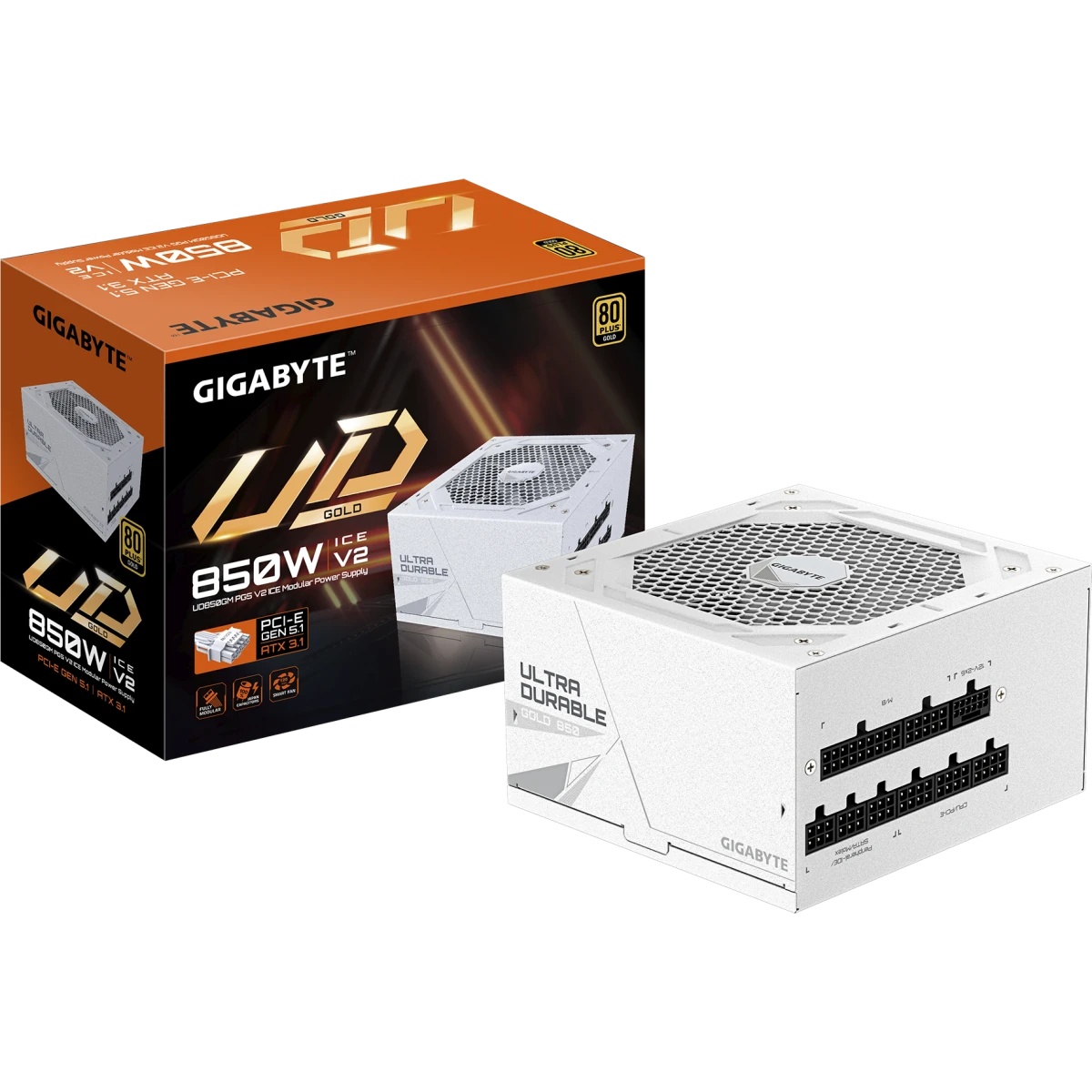 Блок питания GIGABYTE GP-UD850GM PG5 ICE ATX 850W