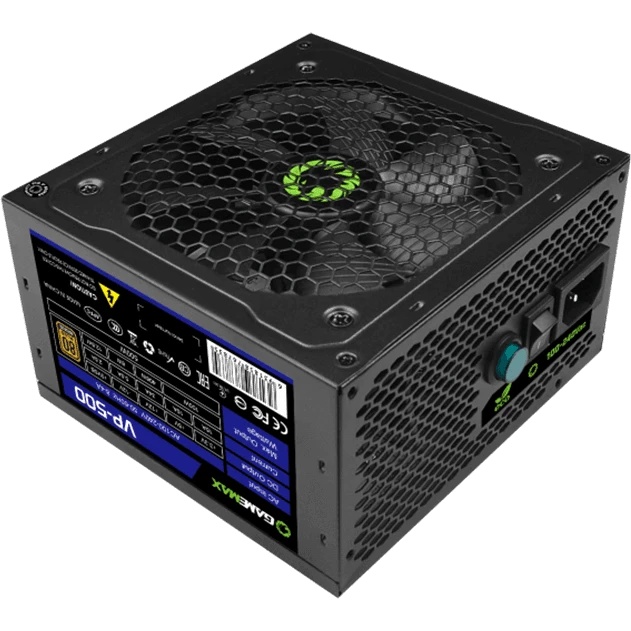 Блок питания GameMax VP-500 80+ ATX 500W, Ultra quiet