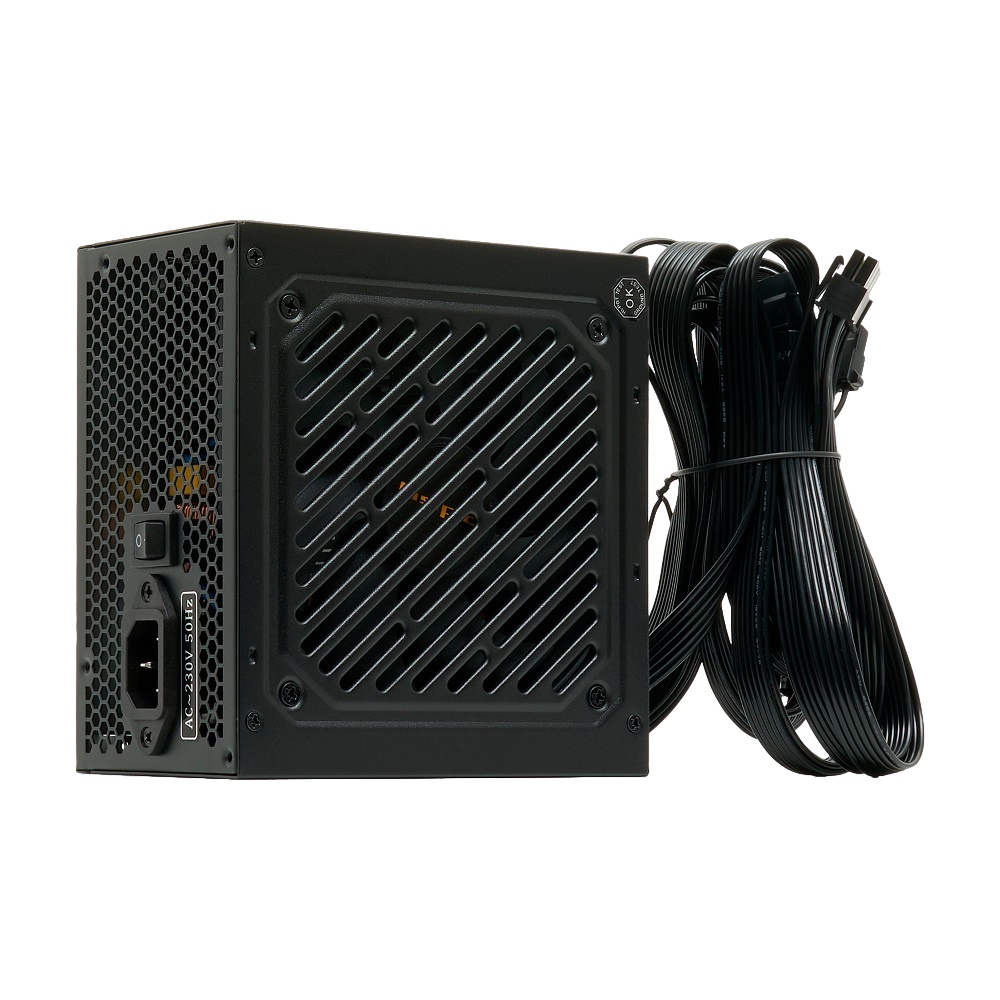 Блок питания HSPD, 450W 80+ White (ATX, 2.31, Non-modular, 1x24(20+4)pin 500mm, 1xCPU 8(4+4)pin 550m
