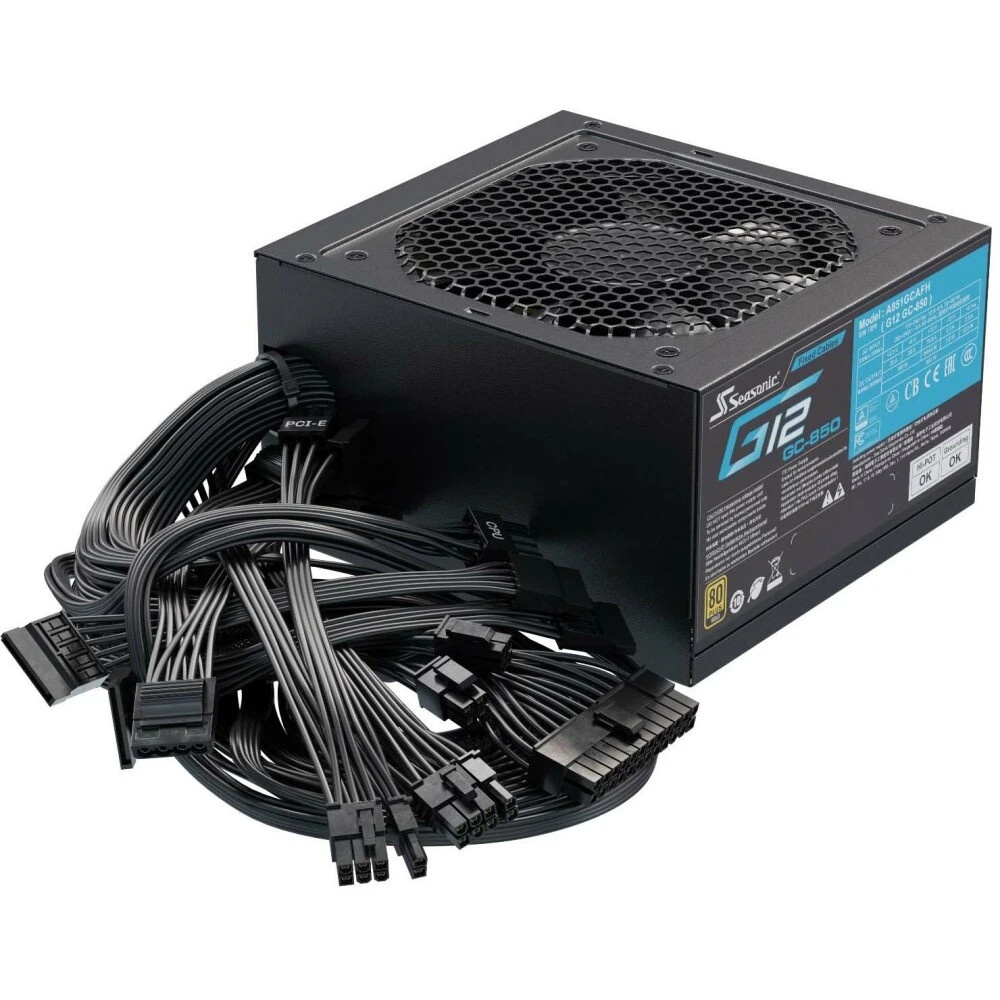 Блок питания Seasonic ATX 850W G12 GC-850 80 PLUS gold (24+8+4+4pin) 120мм fan 6xSATA RTL
