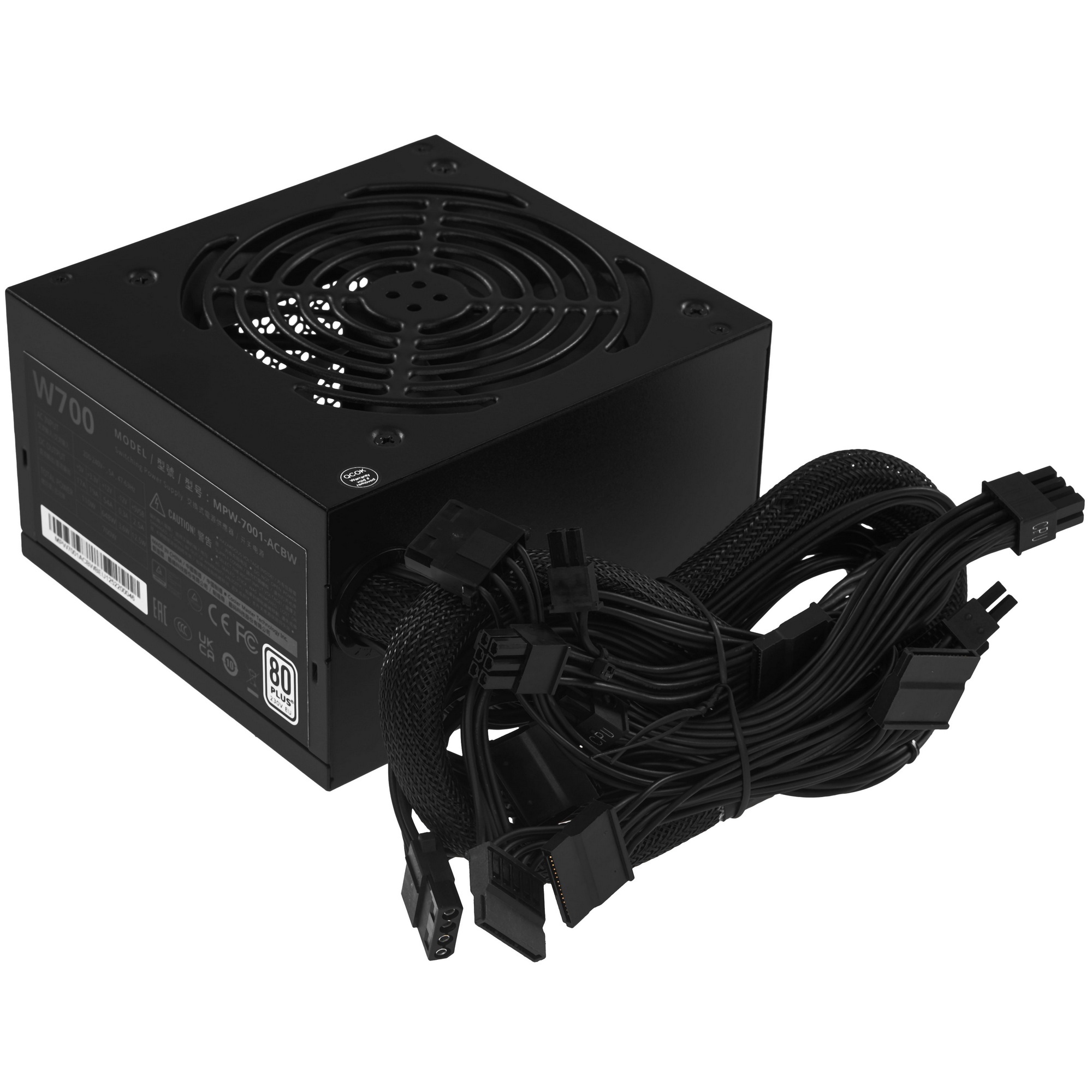 Блок питания COOLER MASTER Elite NEX W700 (MPW-7001-ACBW-BEU), 700Вт, 80 PLUS, 120мм, черный